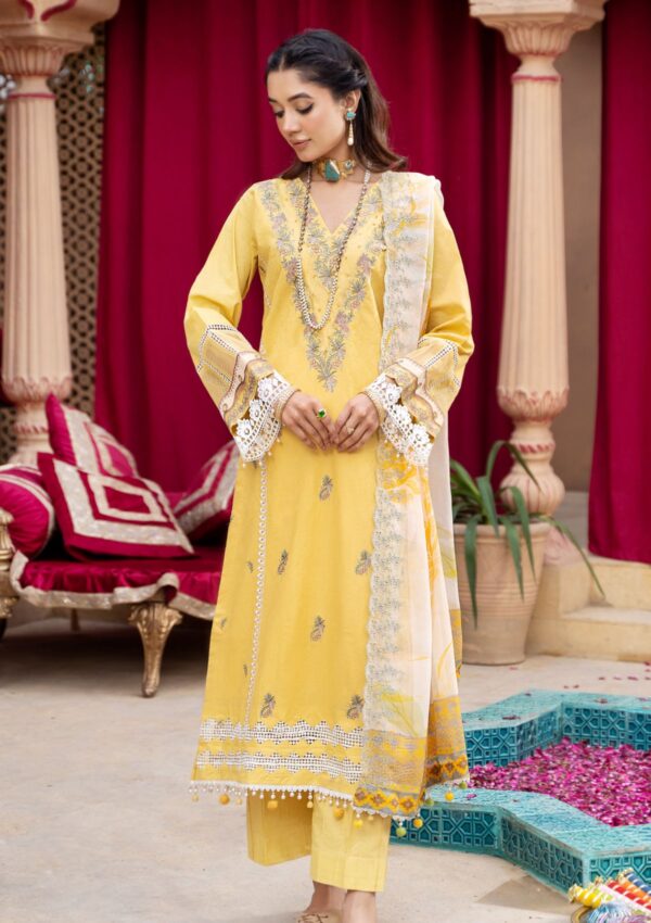 Al Zohaib D 6 Sunshine Bloom Eid Edition Lawn Collection