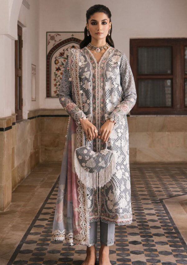 Jazmin Sll24 03 Shahkaar Lawn Collection