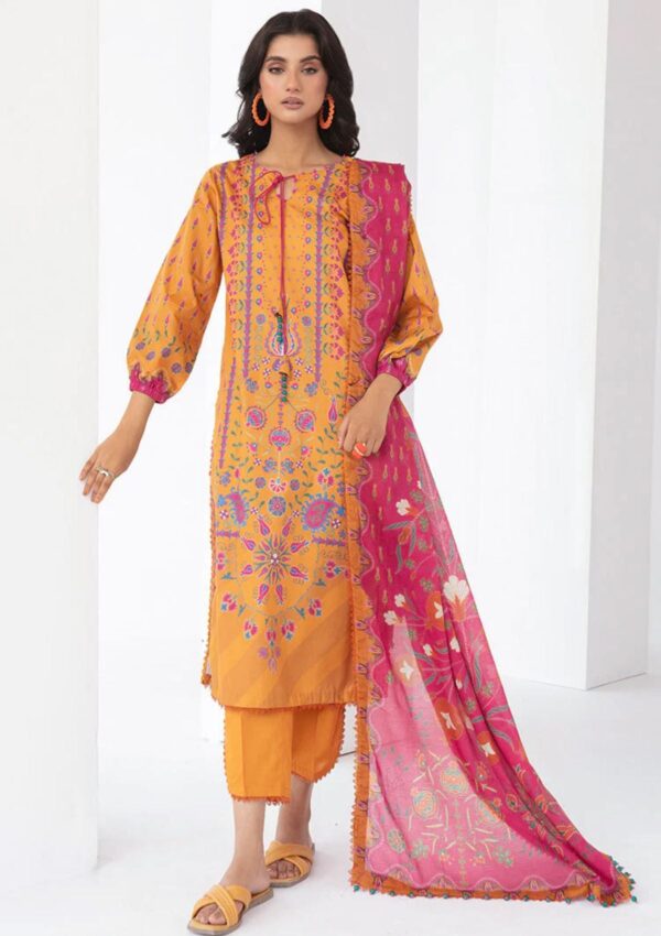 Ellena Eas L3 1 4 Social Digital Printed Lawn Collection