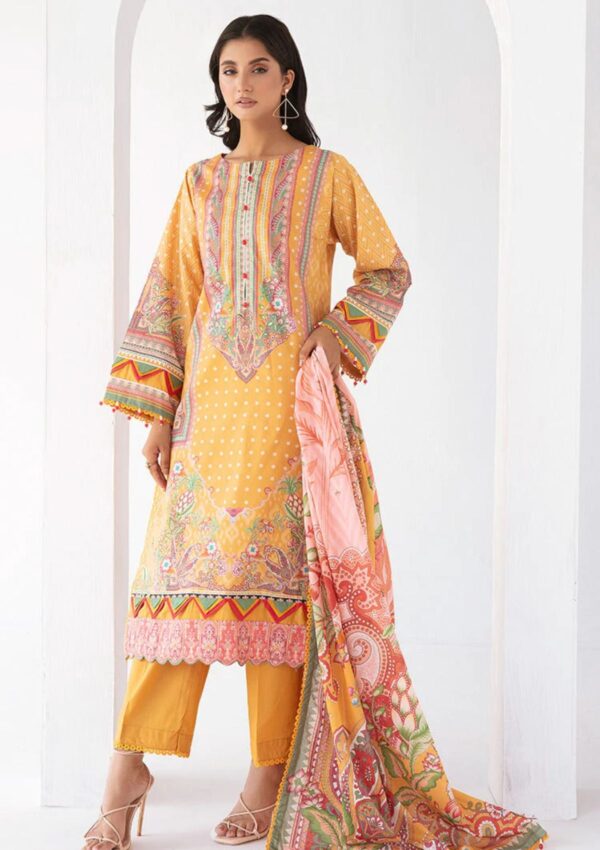 Ellena Eas L3 1 12 Social Digital Printed Lawn Collection