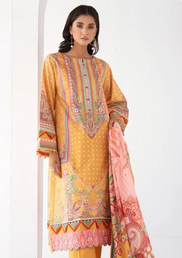 Ellena Eas L3 1 12 Social Digital Printed Lawn Collection