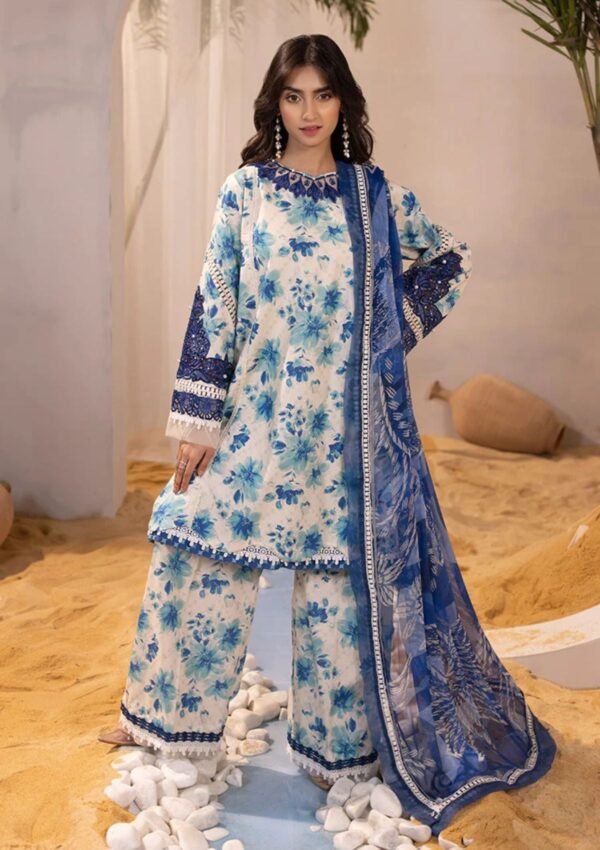 Ellena Eas L3 9 1 Summer Embroidered Lawn Collection