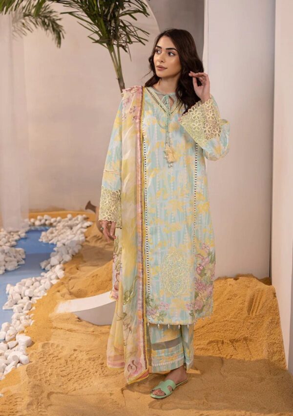 Ellena Eas L3 9 3 Summer Embroidered Lawn Collection