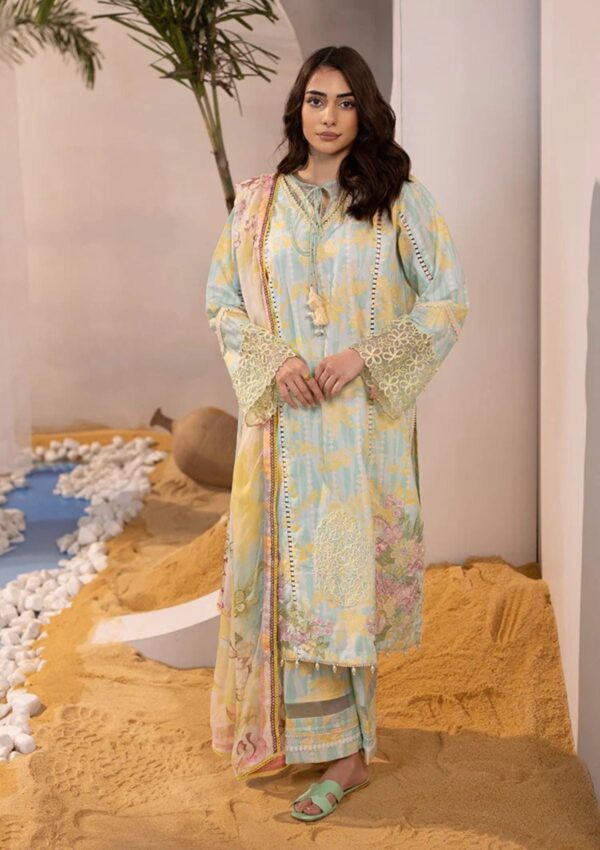 Ellena Eas L3 9 3 Summer Embroidered Lawn Collection