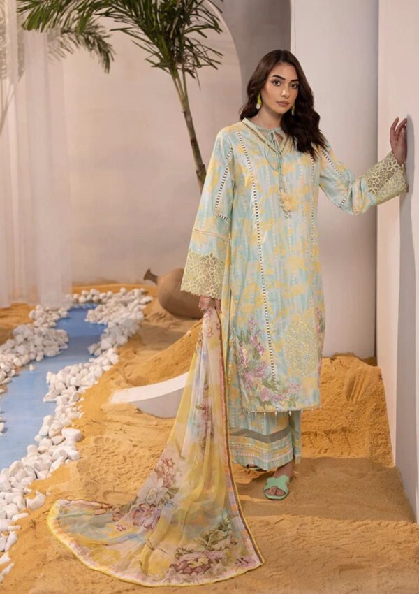 Ellena Eas L3 9 3 Summer Embroidered Lawn Collection