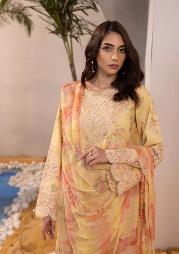 Ellena Eas L3 9 4 Summer Embroidered Lawn Collection