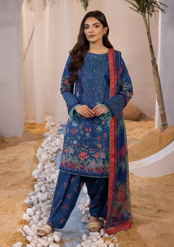 Ellena Eas L3 9 6 Summer Embroidered Lawn Collection