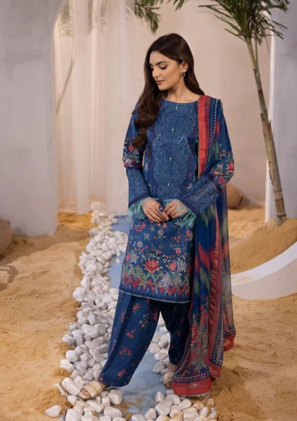 Ellena Eas L3 9 6 Summer Embroidered Lawn Collection