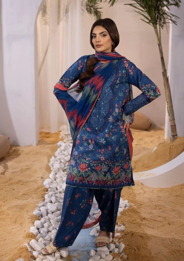 Ellena Eas L3 9 6 Summer Embroidered Lawn Collection