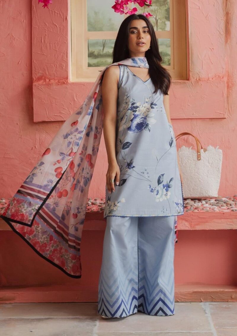 Coco By Zara Shahjahan Cza24 4 Blueberry Coco Prints Lawn Collection