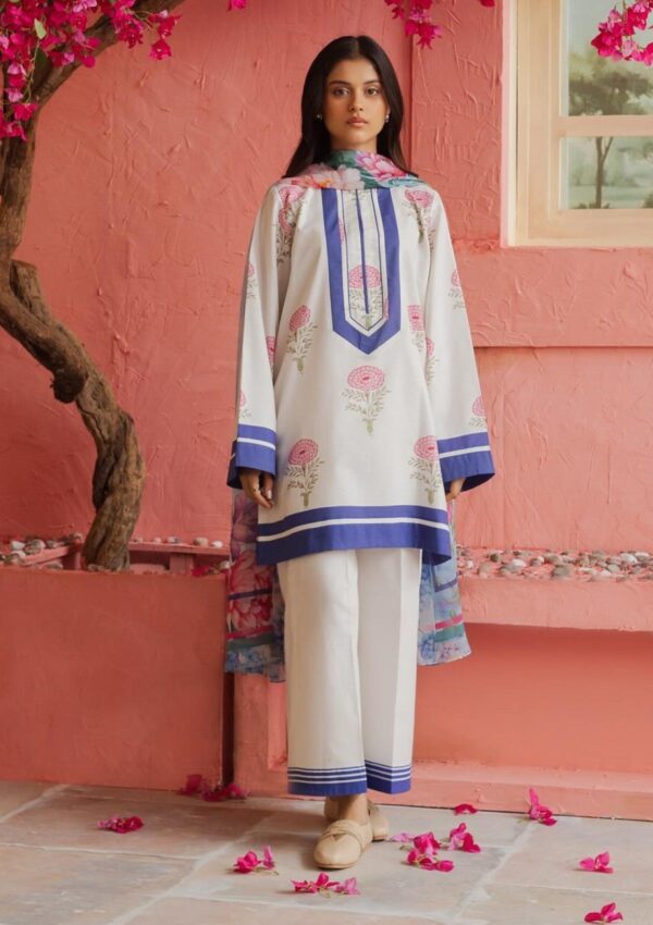 Coco By Zara Shahjahan Cza24 5 Melon Blush Coco Prints Lawn Collection