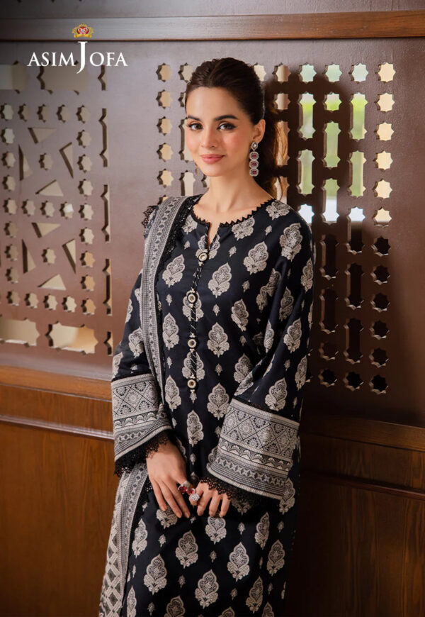 Asim Jofa Am24 06 Monochrome Lawn Collection