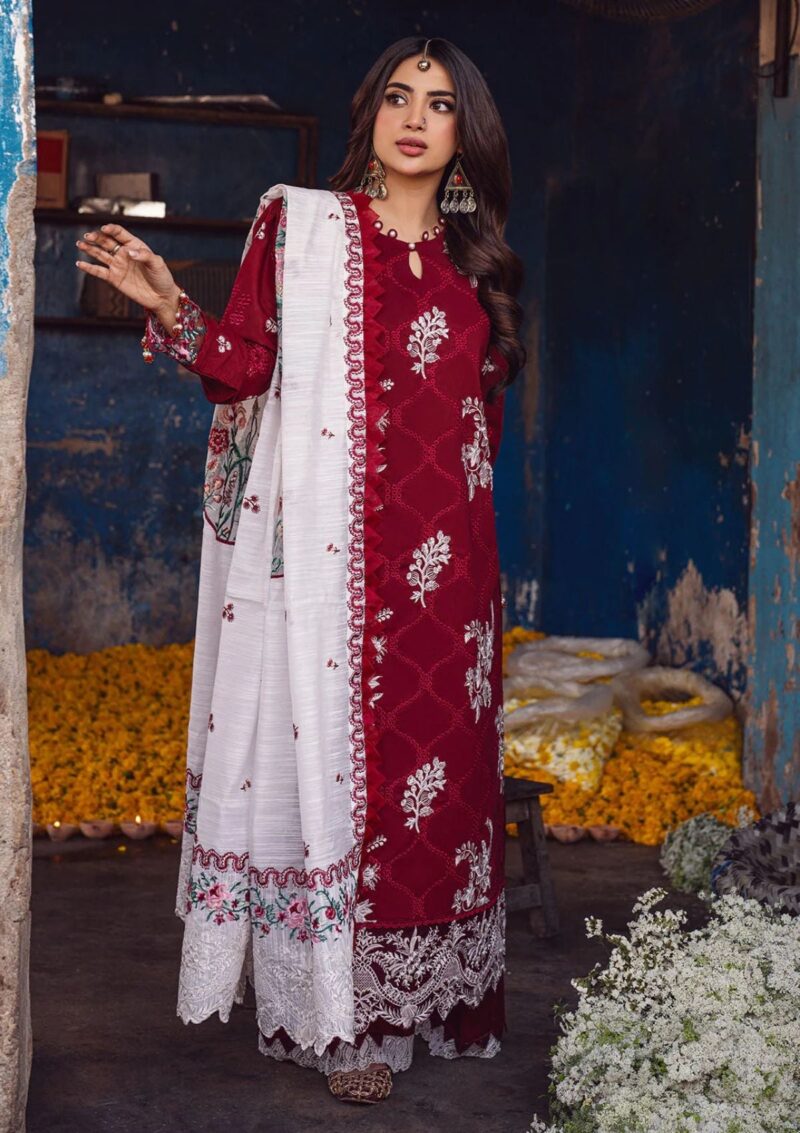 Sahane Ct 10001 Gulaab Sahakari Chikankari Lawn Collection