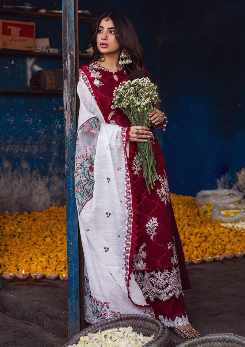 Sahane Ct 10001 Gulaab Sahakari Chikankari Lawn Collection