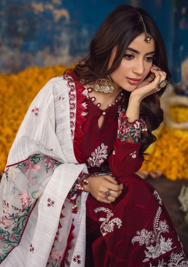 Sahane Ct 10001 Gulaab Sahakari Chikankari Lawn Collection