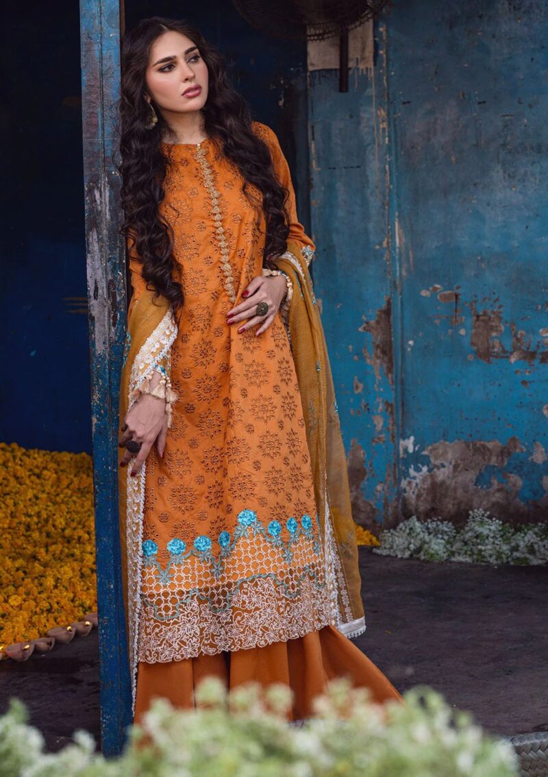 Sahane Ct 10002 Mashal Sahakari Chikankari Lawn Collection