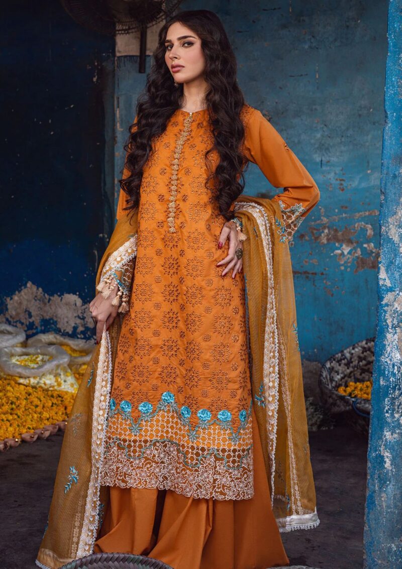 Sahane Ct 10002 Mashal Sahakari Chikankari Lawn Collection