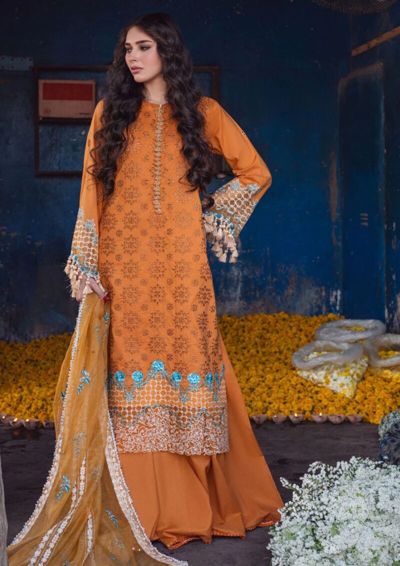 Sahane Ct 10002 Mashal Sahakari Chikankari Lawn Collection