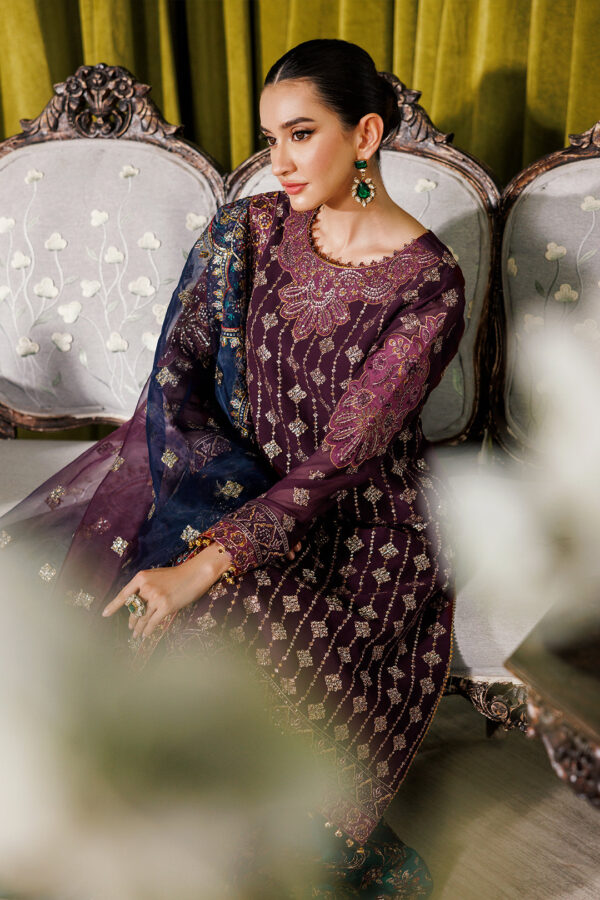 Alizeh Fashion Af-Ch-2173-Nagar B Magenta Luxury Embroidered Chiffon