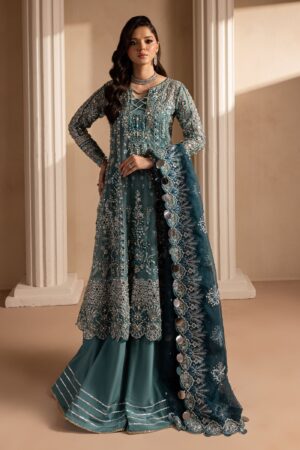 Maria Osama Khan Sumbul Lamhay Embroidered Organza