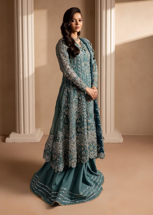 Maria Osama Khan Sumbul Lamhay Embroidered Organza