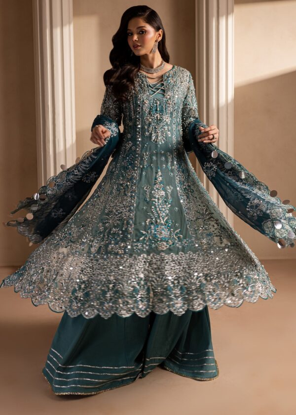 Maria Osama Khan Sumbul Lamhay Embroidered Organza