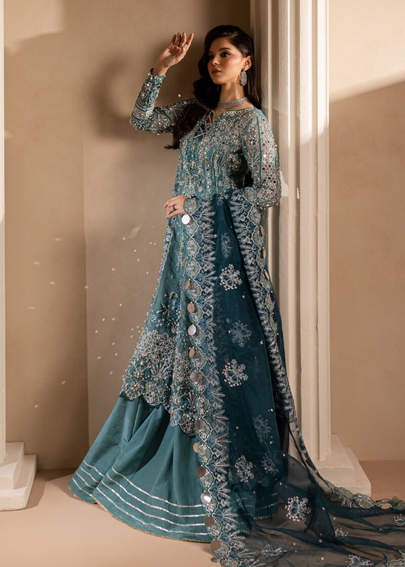 Maria Osama Khan Sumbul Lamhay Embroidered Organza