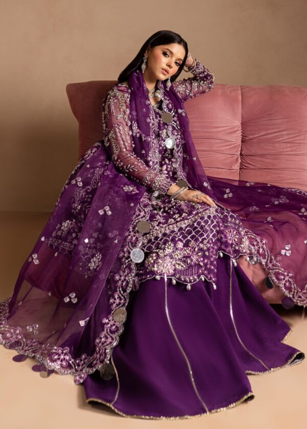 Maria Osama Khan Sheesham Lamhay Embroidered Organza