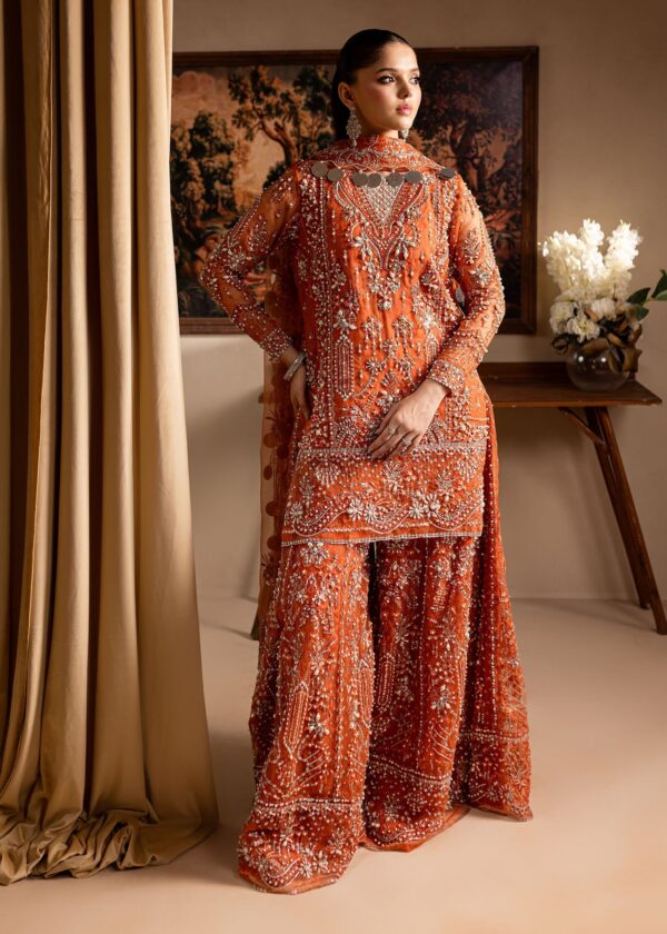 Maria Osama Khan Gulnaar Lamhay Embroidered Organza