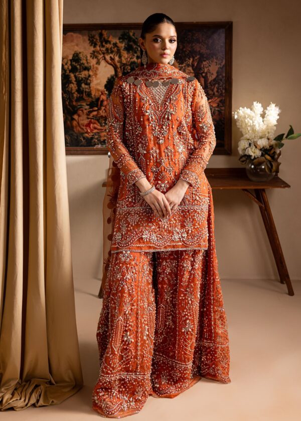 Maria Osama Khan Gulnaar Lamhay Embroidered Organza