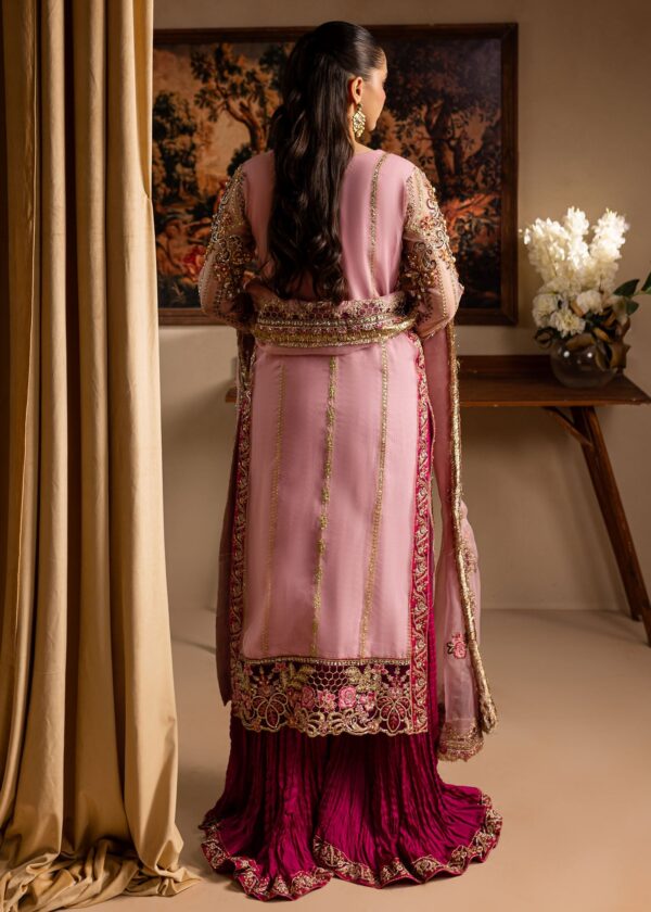 Maria Osama Khan Zarmina Lamhay Embroidered Organza