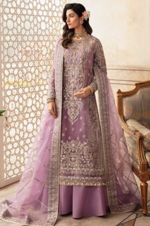 Zevk Gul-E-Nargis Zevk Afsanah Luxury Embroidered Organza