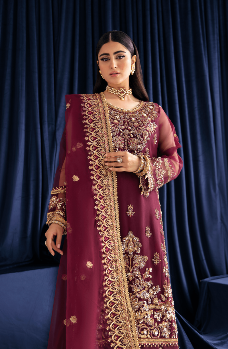 Fabiha Fatima Raya Fabiha Fatima Zebaish Embroidered Organza