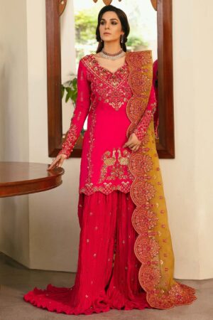 Akbar Aslam Amrix Layali Formals Embroidered Silk