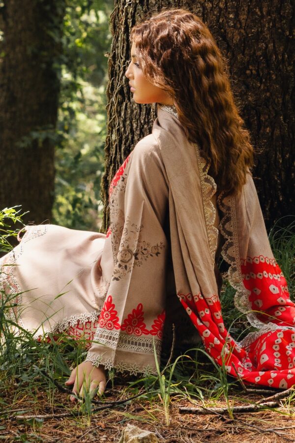 Charizma Anw4-04 Aniq Embroidered Staple Linen Collection