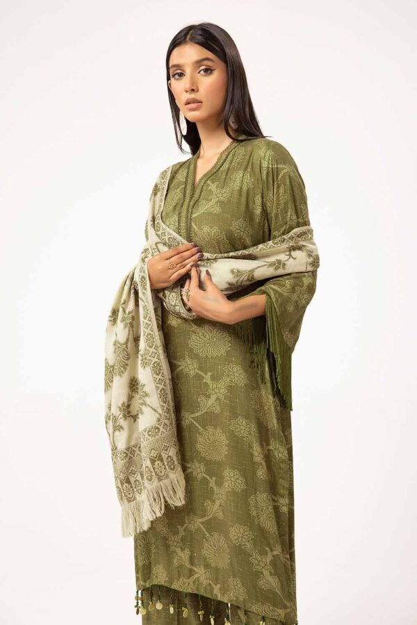 Gul Ahmed Ap 42047 Winter Fancy Linen Collection