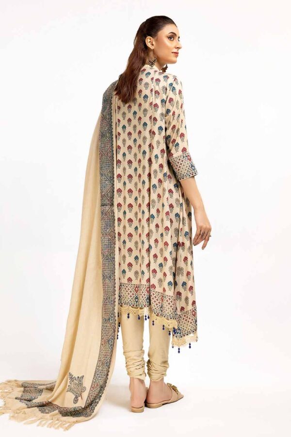 Gul Ahmed Ap-42049 Winter Embroidered Linen Collection