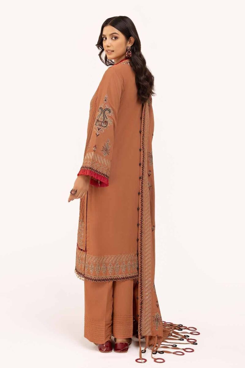 Gul Ahmed Ay-42005 Winter Embroidered Karandi Collection