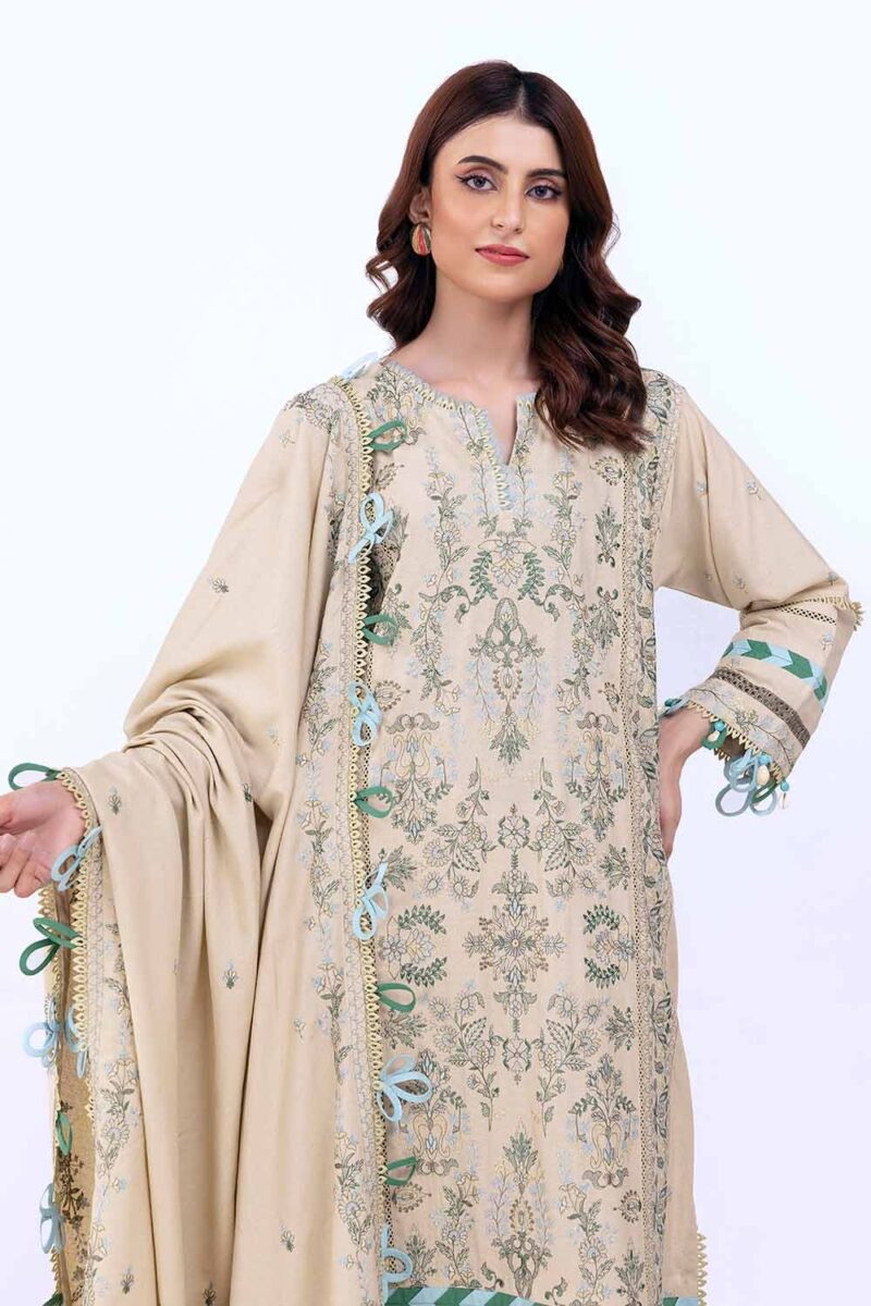 Gul Ahmed Ay-42007 Winter Embroidered Karandi Collection