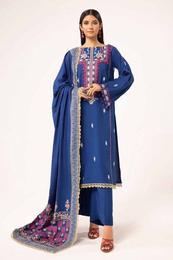 Gul Ahmed Ay-42010 Winter Embroidered Karandi Collection