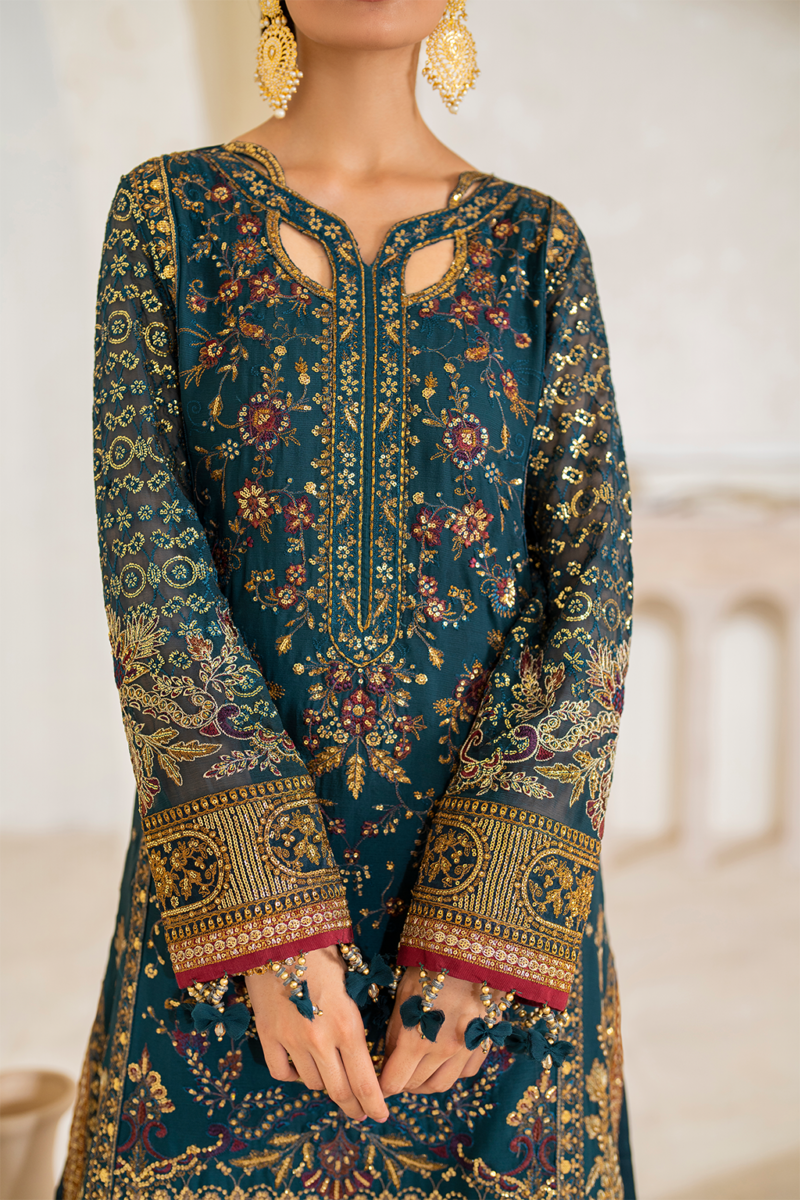 Iznik Cc-46 Chinon Vol-02 Embroidered Chiffon