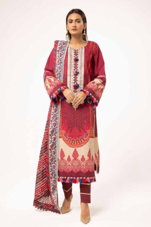 Gul Ahmed Cd-42001 Winter Embroidered Corduroy Collection