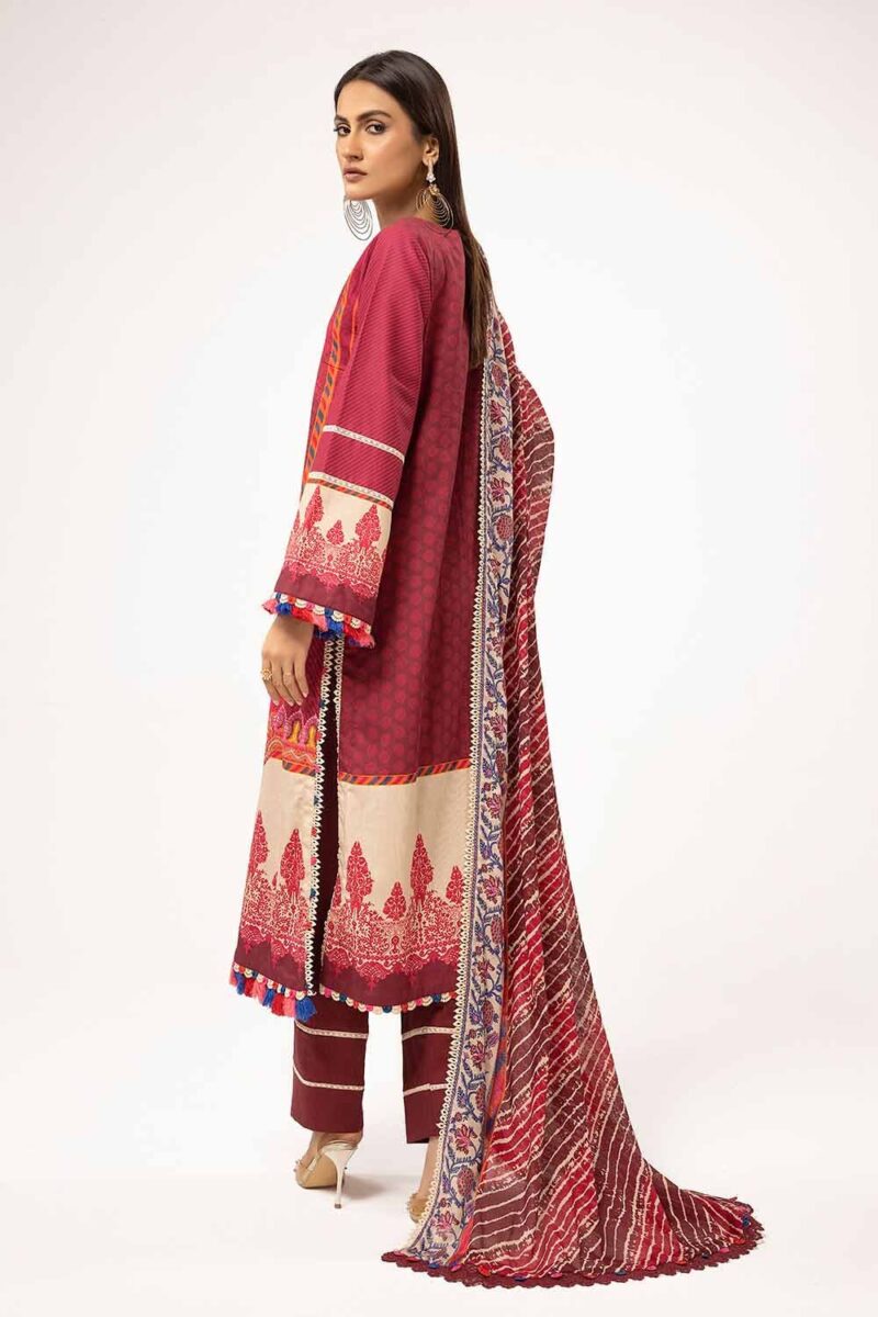 Gul Ahmed Cd-42001 Winter Embroidered Corduroy Collection