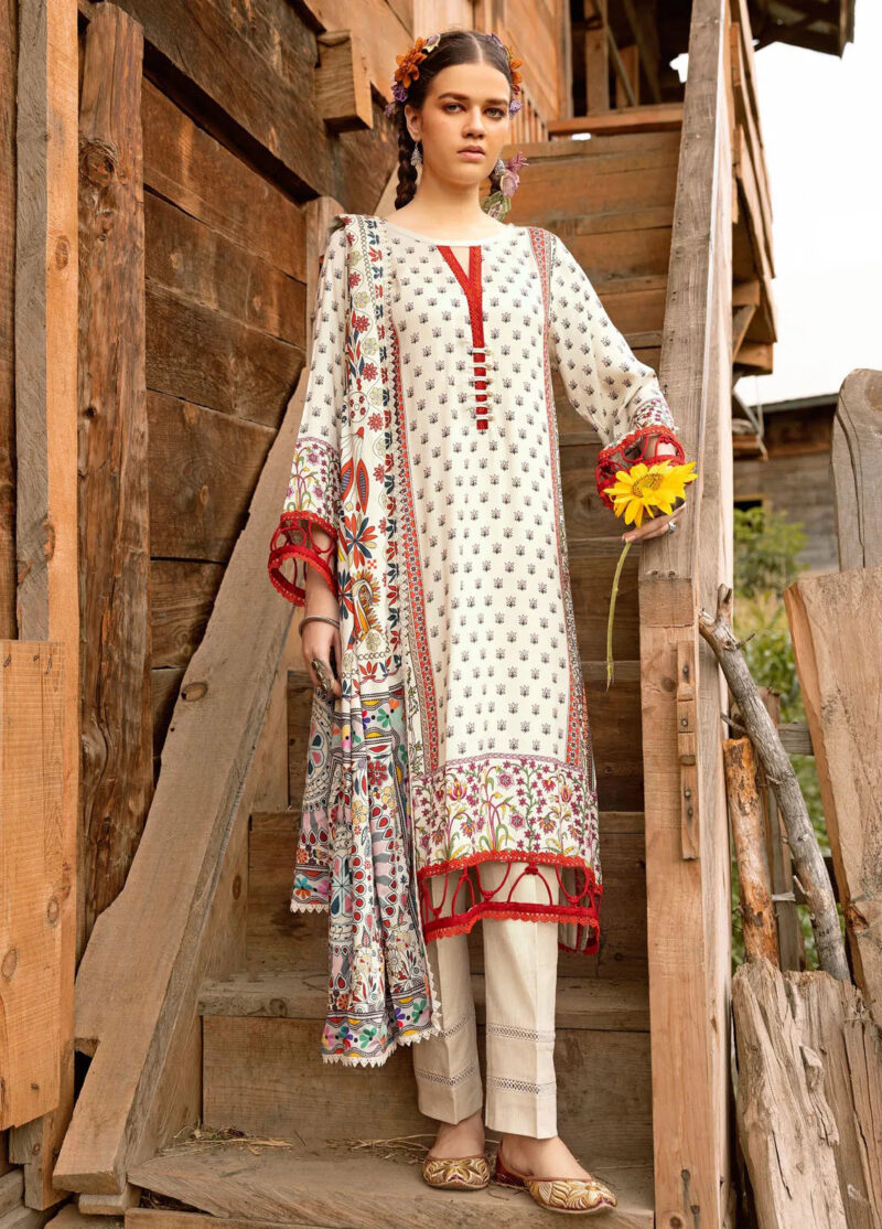 Gul Ahmed Cv-42002 Printed Cotail Collection