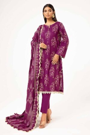 Gul Ahmed Cv-42010 Winter Embroidered Khaddar Collection