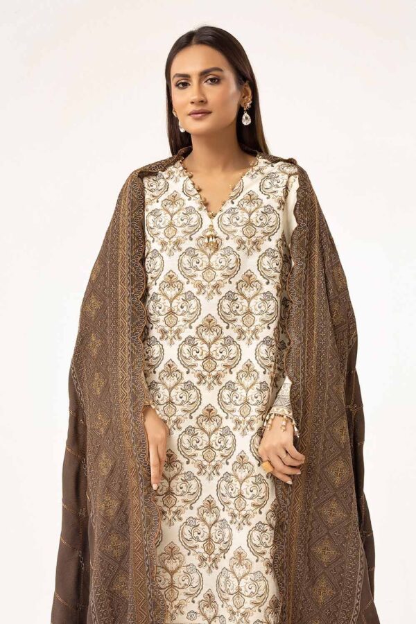 Gul Ahmed Cv 42011 Winter Embroidered Khaddar Collection