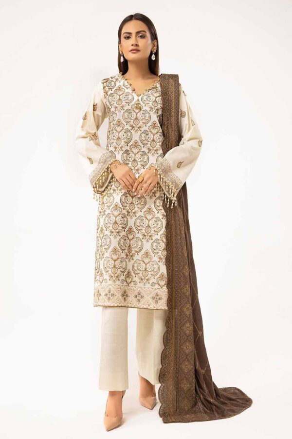 Gul Ahmed Cv 42011 Winter Embroidered Khaddar Collection