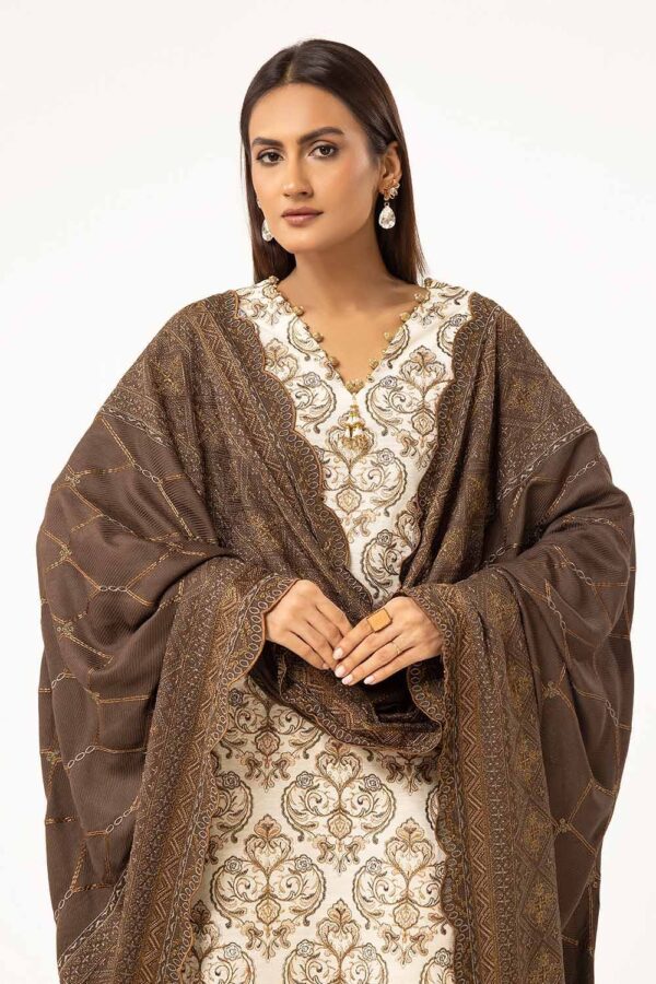 Gul Ahmed Cv 42011 Winter Embroidered Khaddar Collection