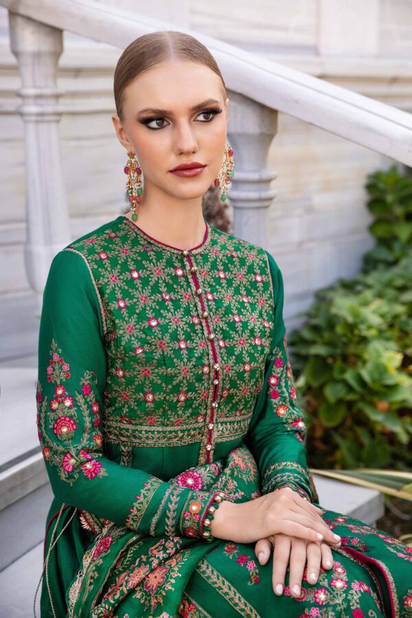 Maria B Cst-811 Embroidered Cotton Satin Suit