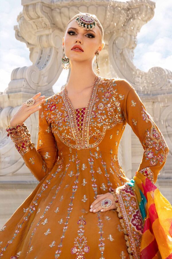 Maria B Cst-812 Embroidered Cotton Satin Suit